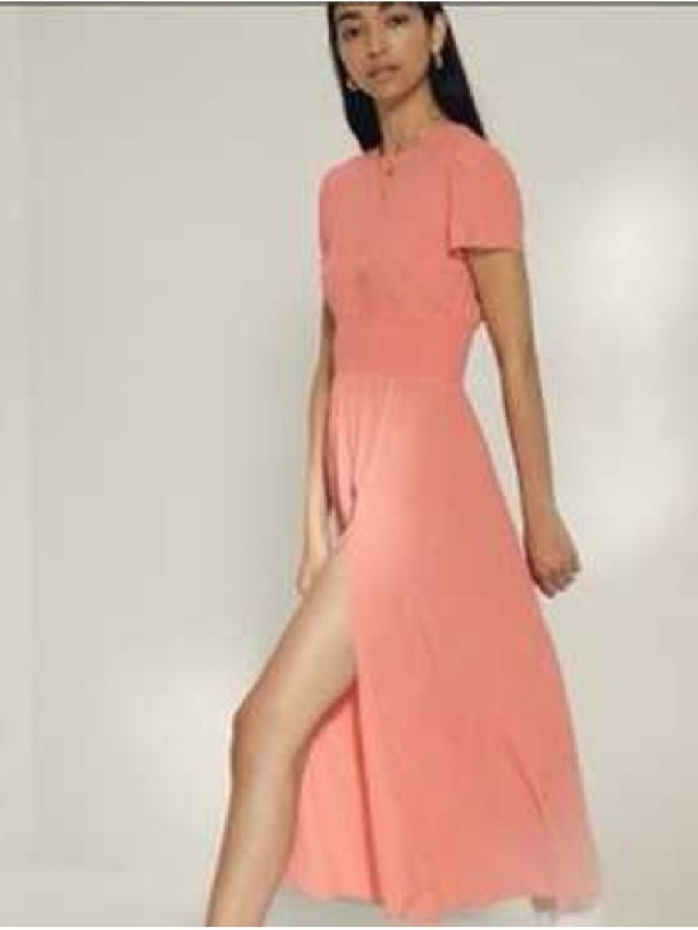 Wilfred Maxime High Slit Maxi Dress Sz XXS